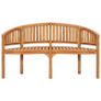 Banana Bench 151 cm Solid Teak Wood Image 2