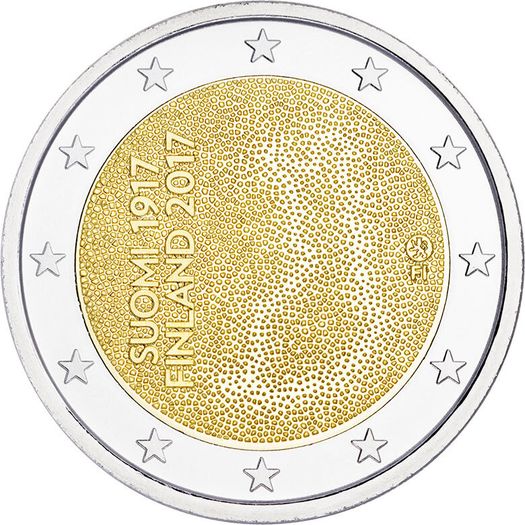 Finland 2 Euro Commemorative Coin 2017 - 100 Years of Independence. Uncirculated.