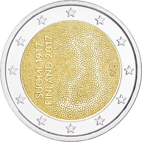 Finland 2 Euro Commemorative Coin 2017 - 100 Years of Independence. Uncirculated.