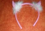 Pink Devil Head Band for Sale