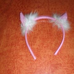 Pink Devil Head Band for Sale