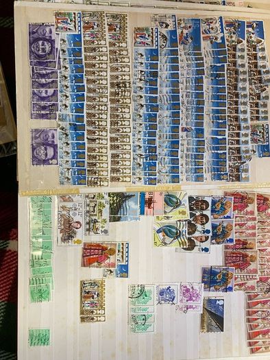 2 vintage stamp books