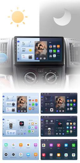1 Din 4" CarPlay Car Radio Bluetooth Android-Auto MP5 Player Handfree A2DP USB Stereo Audio System Multimedia Head Unit