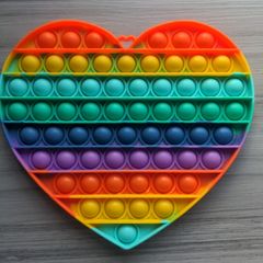 Heart shaped fidget toy