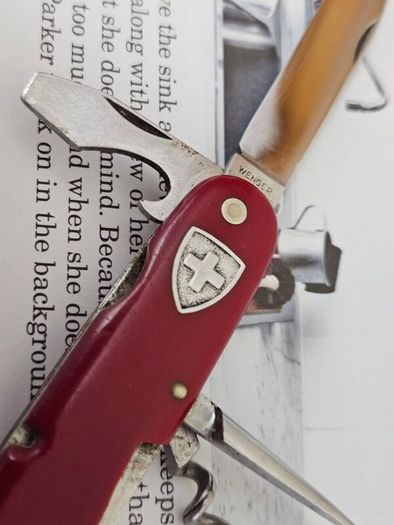 1940s Swiss Army Officier Knife Wengerinox Retired 82mm Model Rare Collectable
