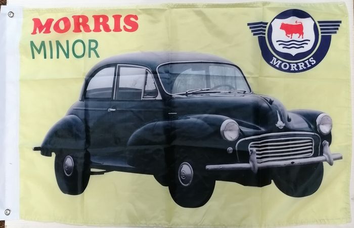 Morris Minor Flag(Black).