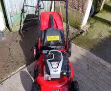 petrol lawnmower
