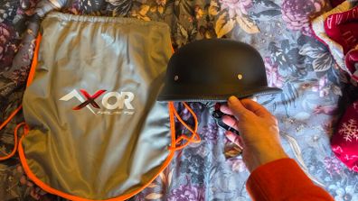 brand new German motorcycle helmet