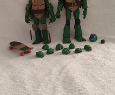 TMNT Vs batman figures