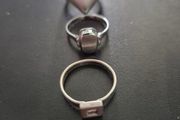 Silver Rings.