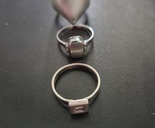Silver Rings.