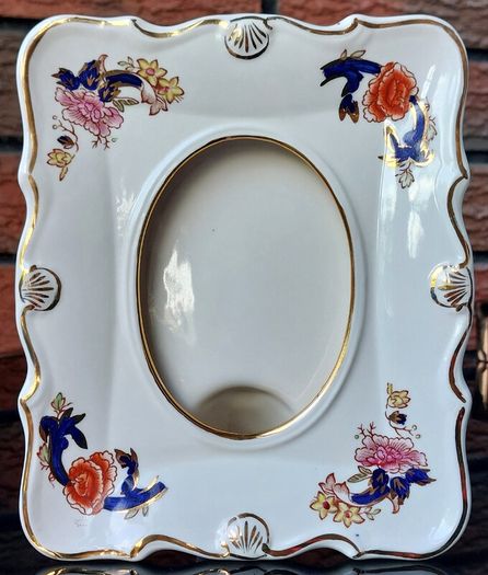 Mason's "Blue Mandalay" Ceramic Photo Frame