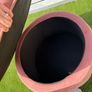 pink pouffe Image 3