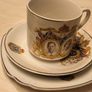 Vintage 1937 King George VI Coronation Tea Trio Cup Saucer Side Plate Image 5