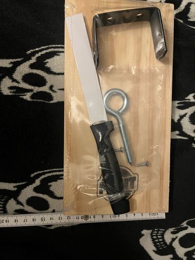 Wooden Ham Stand with knife Spanish Serrano Ham Holder