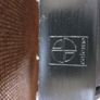 Mid century original Co.fe.mo Italian leather lounge chair Image 5