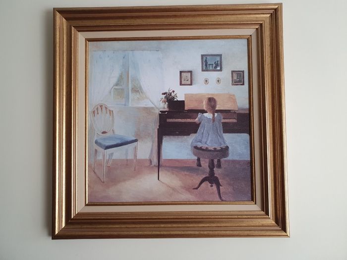 Painting - The Young Pianist.