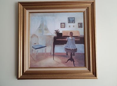 Painting - The Young Pianist.