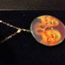 Theatre Acting Masks Comedy and Tragedy 9ct gold Image 2