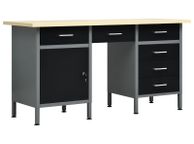 main image for ad Workbench Black 160x60x85 cm Steel