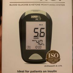 Gluco Rx Hct Blood Glucose Ketone monitoring diabetes system