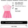 Billieblush girls neon pink & white dress Age 3 BNWT Image 4