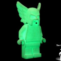 LEGO Hawkeye Unreleased Superheroes Prototype Glow In The Dark Colour Monochrome Minifigure Extremely Rare And Hard To Find