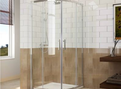 quadrant shower door