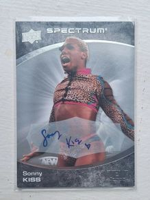 AEW Spectrum 2021 Sonny Kiss Autograph Upper Deck Base Auto