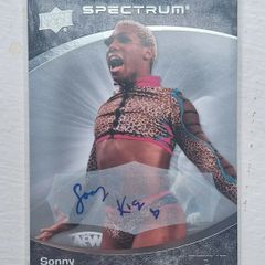 AEW Spectrum 2021 Sonny Kiss Autograph Upper Deck Base Auto