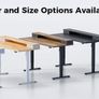 Adjustable Height Desk with 2 Drawers, 140 x 60 cm, Stable Electric Sit-Stand Desk, Ergonomic Computer Desk, White Image 8