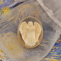 Miniature Resin Angel Figurine Includes Organza Gift Bag