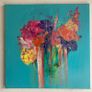 Large Original Abstract Floral Art Painting Irish abstract art Warm Aesthetic Image 10