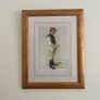 Set of 4 vintage-style sporting/gentleman prints in matching frames Image 3