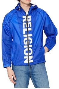 Religion mens pop sport hoody jacket size XL BLUE