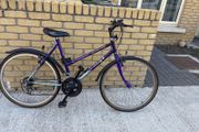 Raleigh Ladies Hybrid Bike - Purple - 18/21 Speed - Great for City / Canal