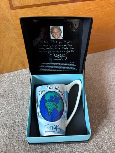 Feed The World Bob Geldof Whatever It Takes Mug