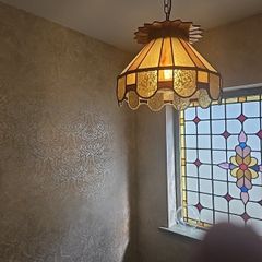 stsined glass shades