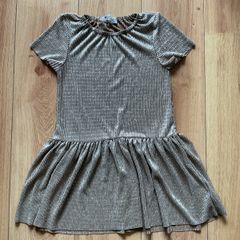 Girls H&M Shiny Dress 6-8years