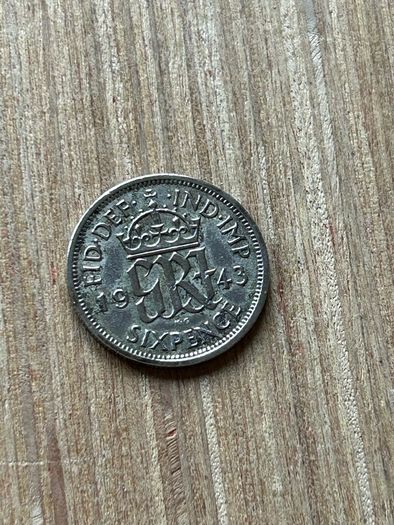 Great Britain George VI 6 Pence - 1943