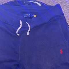 Polo Ralph Lauren Traveler Fleece Shorts Large Navy&Red Badge