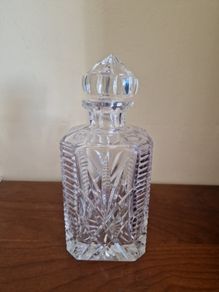 vintage crystal decanter