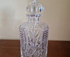 vintage crystal decanter