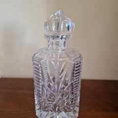 vintage crystal decanter