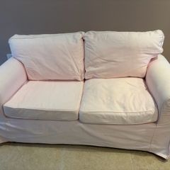 Pink Ikea Couch