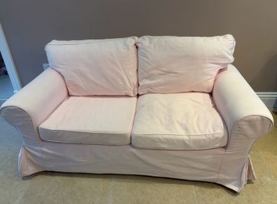 Pink Ikea Couch