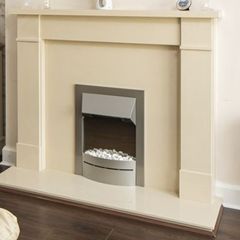 Marfil Stone fireplace