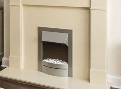 Marfil Stone fireplace