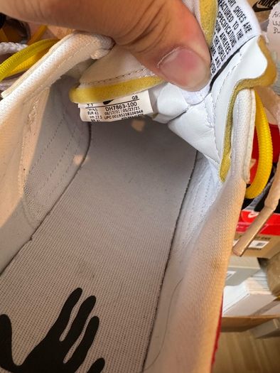 Nike Blazer Low Off White University Red DH7863-100 Custom