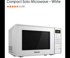 white microwave